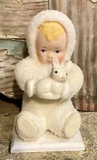 Snow Angels Department 56 Angel w/Snowflakes Christmas Figurine by Elaine Roesle picture