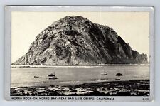 San Luis Obispo CA-California, Morro Rock On Morro Bay, Vintage Postcard picture