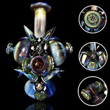 Heady Hand Blown Fumed Bong heart picture