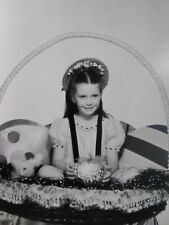 Hollywood Promo Photo Margaret O'Brien Original 8x10 Pretty Girl Easter Basket  picture