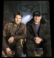 SIGNED STEVEN SPIELBERG TOM CRUISE WAR OF THE WORLDS SIGNED PHOTO RARE picture