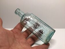 Small Antique Oval Poisonous Not To Be Taken Poison Bottle. picture