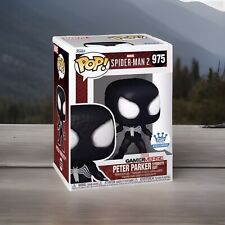 Funko POP Symbiote Suit Peter Parker #975 Funko Shop Ex W/ Protector Confirmed picture