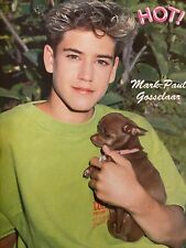 Mark-Paul Gosselaar, Tom Cruise, Double Full Page Vintage Pinup picture
