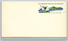 Postcard 6-cent Stamped Card 50th Anniversary-Purchase of Virgin Islands picture