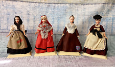 Set of 4 VTG Bella Dolls - Made in France  Miniatures 