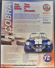 1999-2000 Shelby Cobra CSX 4000 7000 8000 T&E Brochure Sheet Excellent Original picture