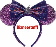 Disney Disneyland Paris 30th Anniversary Castle Minnie Headband Ears Sequin NEW picture