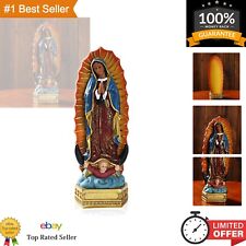 Our Lady of Guadalupe Resin Statue Sculpture - Blessed Mother Madonna Figurine picture