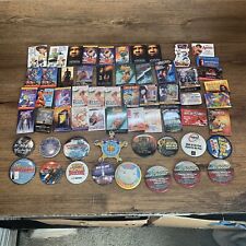 HUGE MASSIVE LOT OF 50+ OLD VINTAGE PINS BUTTONS - Movie Related  See Pics picture