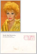 Lucille Lucy Ball Signed Photo 1971 Here's Lucy Actor Comedian Legend 3.5x5.5