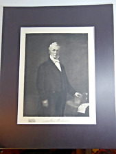 Original Early 1900s Lithograph of James Buchanan 15th President 16x20 Inches picture