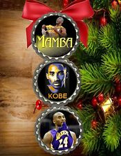 Kobe Bryant LA Lakers bottlecap christmas ornaments tree decorations ornament  picture