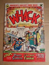 Whack  #3  May 1954   Maurer cover/WILLIAM T OVERGARD/CARL HUBBELL Golden age picture