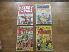 LOT OF 4 COMPLETE GOLDEN AGE COMICS DRAKE DETECTIVE TEEN-AGERS GREAT READERS  picture