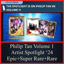 PHILIP TAN VOL 1 ARTIST SPOTLIGHT ‘24-EPIC+SR+RARE 12 CARDS-TOPPS MARVEL COLLECT picture