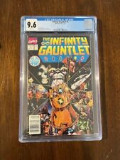 Infinity Gauntlet #1 Rare Newsstand edition GRADED 9.6 picture
