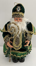 Irish Christmas Santa ~ Santa 9” Noble Elegant Standing Figurine  or Ornament picture