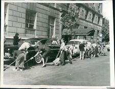 1956 Women Children Sweep Street Clean Nyc East Side Citizens Event 7X9 Photo picture