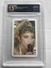1986 Dandy Rock N Bubble Card Queen of Spades MADONNA  Arena Club 9.5 picture