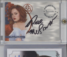 CHARMED INKWORKS PAIGE MATTHEWS ROSE McGOWAN AUTO AUTOGRAPH POWER OF 3 SP CARD picture