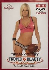TIFFANY SELBY 2010 BenchWarmer Tropic Beauty Model Search #11 Dixie Tavern picture
