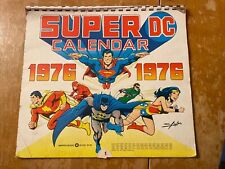 SUPER DC Calendar 1976 - DC Comics - All Neal Adams Artwork - 12 Months picture