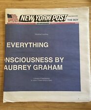 Drake Titles Ruin Everything New York Post Newspapers 6/24/23 RARE LIMITED RUN picture