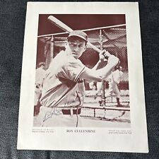 Roy Cullenbine MLB  Autographed Signed Photo 9.5x12 picture