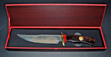 American Mint West Gold & Silver Coin Gold Buffalo Bowie Knife & Box picture