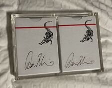 Gatorback David Blaine Signed Silver Playing Cards 1/750 RARE picture