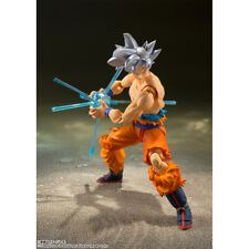New 6Anime Dragon Ball Z SHF Son Goku Ultra Instinct White Action Figure Toy. picture
