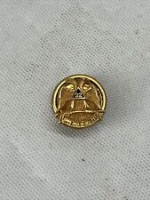 Vintage 10K Yellow Gold Masonic Scottish Rite 32nd Degree Lapel Pin picture