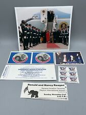 Vintage 1980's President Ronald Reagan Pictures/Stamps/Mailing ~ Political Theme picture