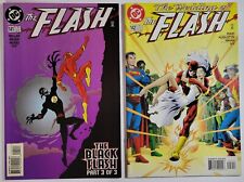 The Flash 141 + 142 1st Full Appearance of the Black Flash DC 1998 Lot of 2 picture