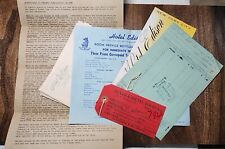 Vintage Hotel Edison Bill of Sale/Brochure/Unused Envelopes/Room Service Menu picture