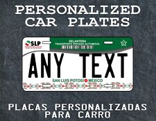 SAN LUIS POTOSI MEXICAN PLATE, SAN LUIS License Plate, CAR PLATE SAN LUIS POTOSI picture