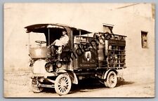 Real Photo Calumet Pickle Works Schrum Bros Illinois IL Cabover Truck RP  G239 picture