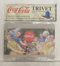 Coca-Cola TRIVET 1999 Family Image Nostalgic Collectible Designs Brand New picture