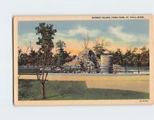 Postcard Monkey Island Como Park St. Paul Minnesta USA picture