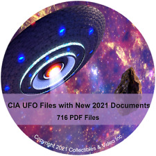 HUGE CIA UFO Files Collection with New 2021 Documents Data DVD PDF Files picture