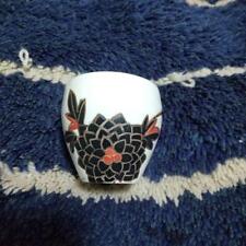 Sake Cup guinomi Artist'S Line Carving Flower Pattern Drinking Cup picture