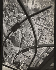 Old 8X10 Photo, 1930's City Arabesque, From roof of 60 Wall Tower NYC 58491490 picture