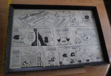 1961 Frank O'neal ORIGINAL Short Ribs COMIC Sunday strip ART tax dungeon picture