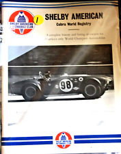 Shelby American Cobra World Registry  picture