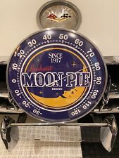 Vintage style MOON PIE Round THERMOMETER 12 INCH NEW with GLASS FACE picture