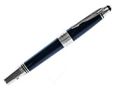 Montblanc John F. Kennedy Special Edition Dark Blue Resin M Fountain Pen 111045 picture