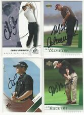 2002 UD SP AUTHENTIC  #12 Chris Dimarco Signed Golf Card  picture