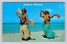 Honolulu HI-Hawaii, Tahitian Dancers, Kodak Hula Show, Antique Vintage Postcard picture