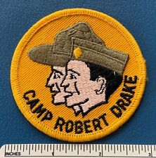 Vintage 1960s CAMP ROBERT DRAKE Boy Scout Camper PATCH BSA Uniform Badge picture